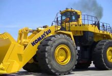 Komatsu WA1200-6 - لودر بهینه‌شده برای مصرف سوخت و کارایی